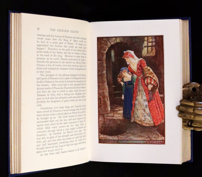 1908 Rare First Edition - THE BOOK OF PRINCES & PRINCESSES by Mrs. Lang & Andrew Lang.