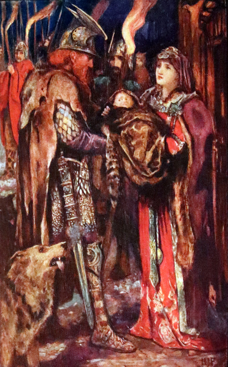 1908 Rare First Edition - THE BOOK OF PRINCES & PRINCESSES by Mrs. Lang & Andrew Lang.