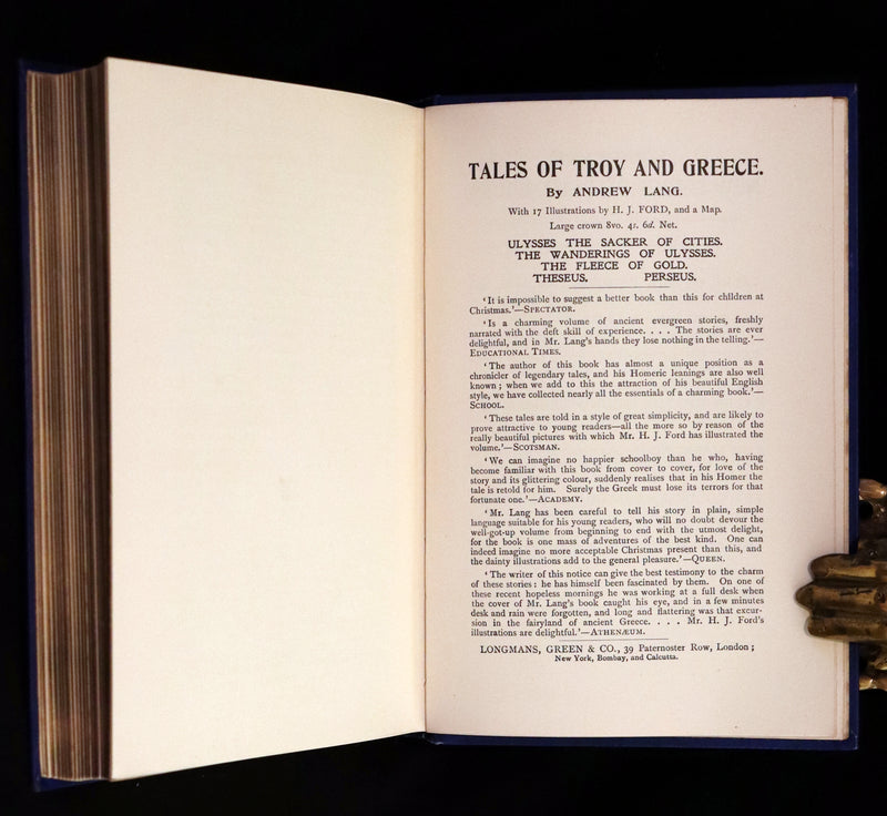 1908 Rare First Edition - THE BOOK OF PRINCES & PRINCESSES by Mrs. Lang & Andrew Lang.