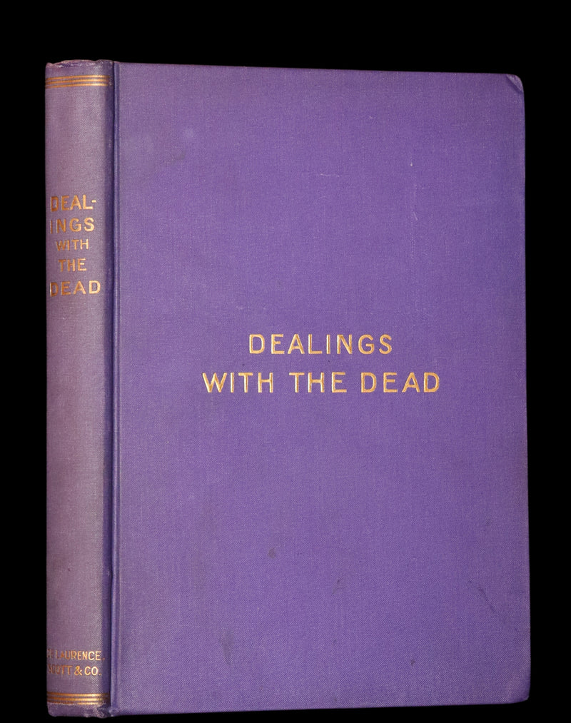 1900 Scarce First US Edition - DEALINGS WITH THE DEAD, Narratives From "La Légende de la Mort en Basse Bretagne"