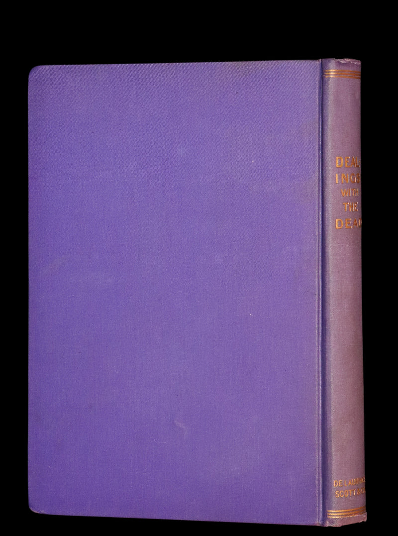 1900 Scarce First US Edition - DEALINGS WITH THE DEAD, Narratives From "La Légende de la Mort en Basse Bretagne"