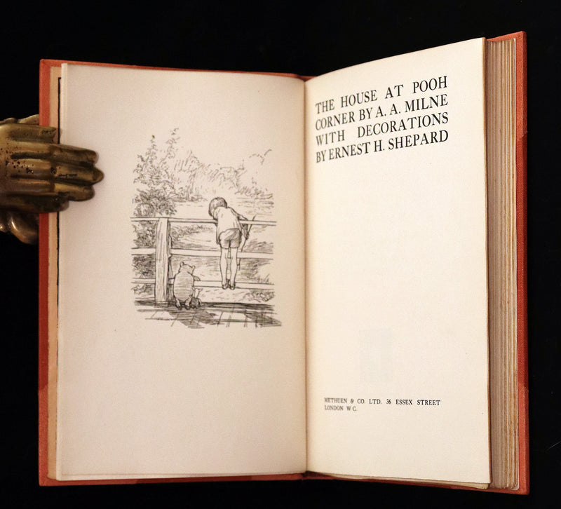1928 First UK Edition - A. A. Milne & Ernest H. Shepard - The HOUSE at POOH CORNER.
