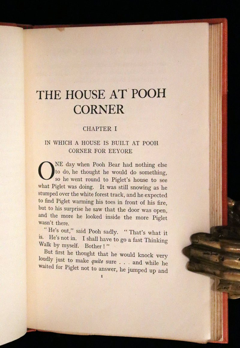 1928 First UK Edition - A. A. Milne & Ernest H. Shepard - The HOUSE at POOH CORNER.