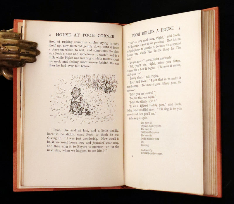1928 First UK Edition - A. A. Milne & Ernest H. Shepard - The HOUSE at POOH CORNER.