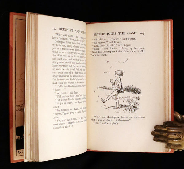 1928 First UK Edition - A. A. Milne & Ernest H. Shepard - The HOUSE at POOH CORNER.