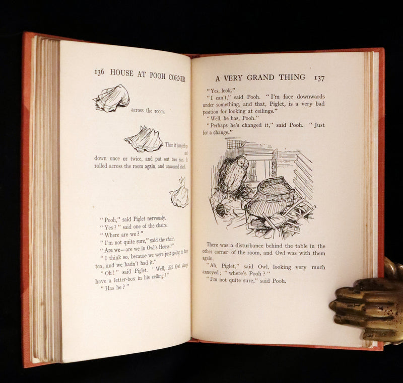 1928 First UK Edition - A. A. Milne & Ernest H. Shepard - The HOUSE at POOH CORNER.