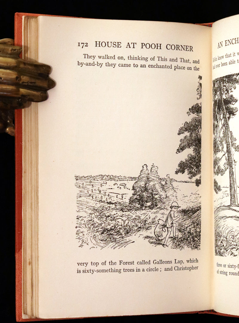 1928 First UK Edition - A. A. Milne & Ernest H. Shepard - The HOUSE at POOH CORNER.
