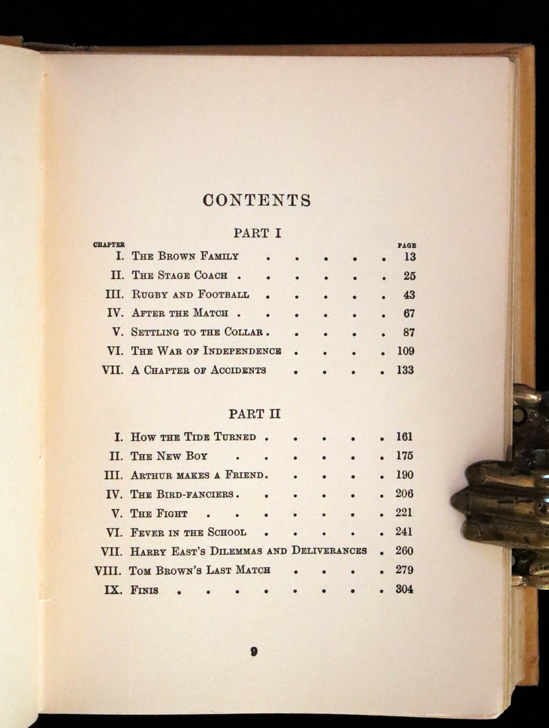 1923 Rare George W. Jacobs Edition - Tom Brown's School Days illustrated by Percy Tarrant.