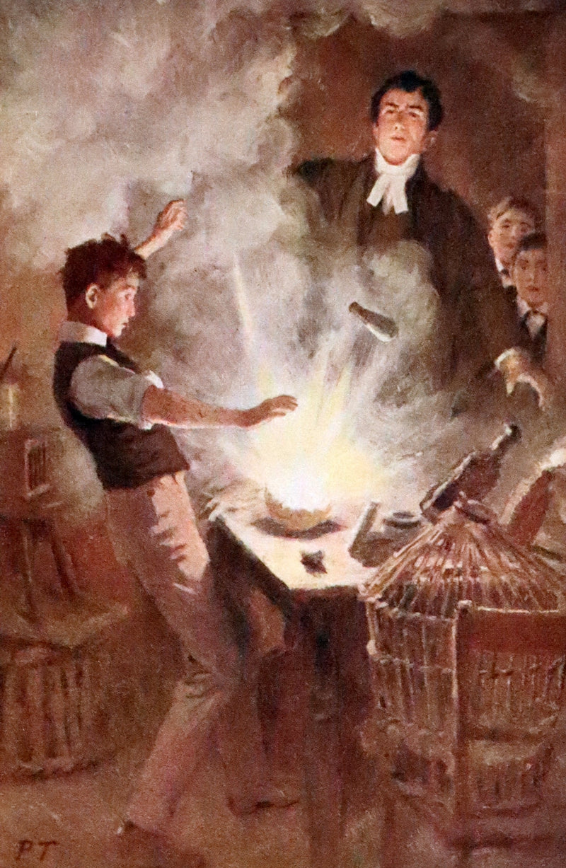 1923 Rare Book - Tom Brown's School Days illustrated by Percy Tarrant.