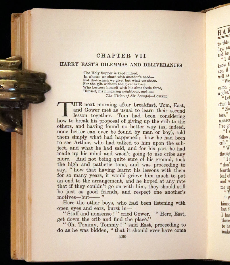 1923 Rare Book - Tom Brown's School Days illustrated by Percy Tarrant.