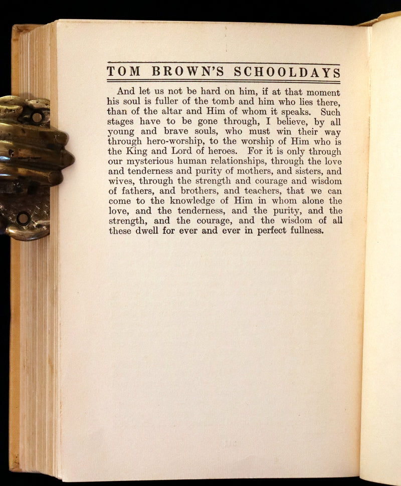 1923 Rare George W. Jacobs Edition - Tom Brown's School Days illustrated by Percy Tarrant.