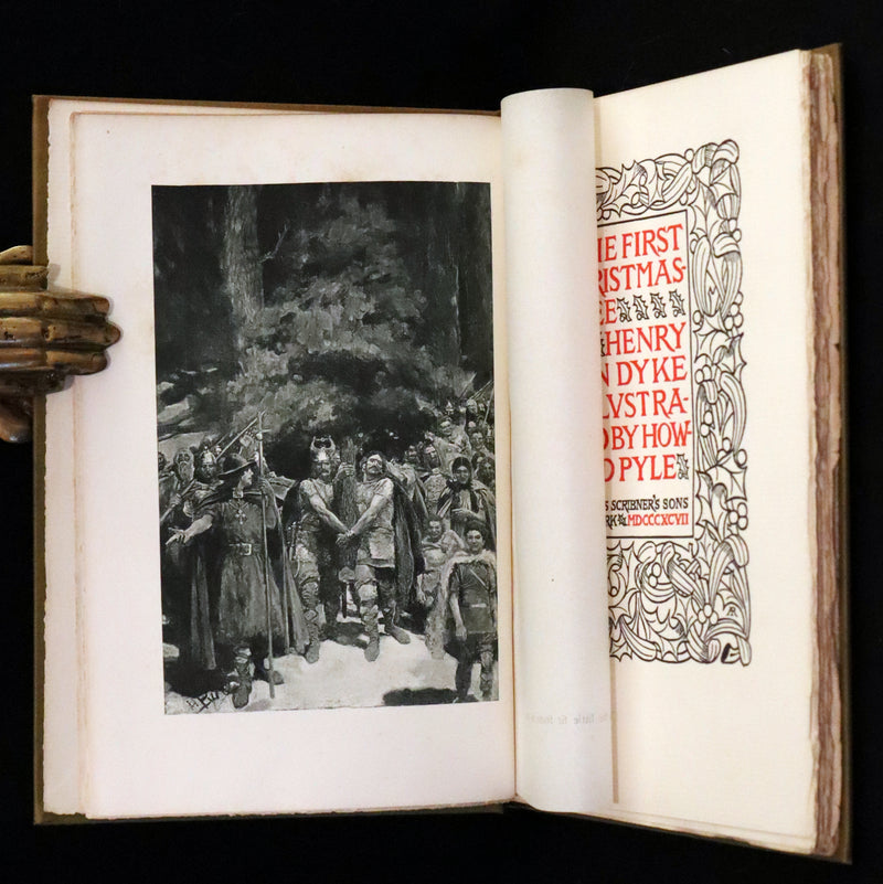 1897 Rare First Edition - The First Christmas Tree Illustrated by Howard Pyle.