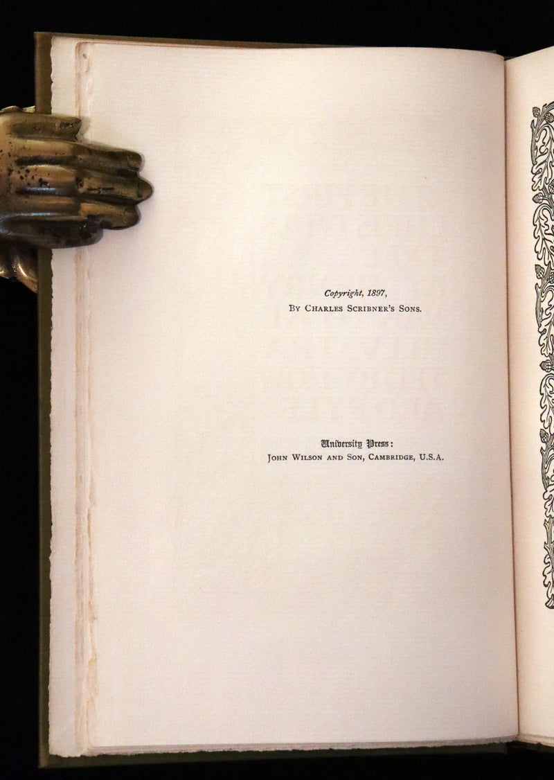 1897 Rare First Edition - The First Christmas Tree Illustrated by Howard Pyle.