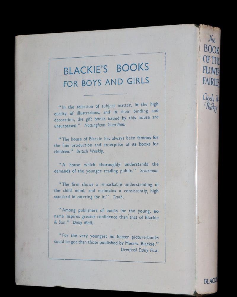 1940 Rare Book - THE BOOK OF THE FLOWER FAIRIES by Cicely Mary Barker.