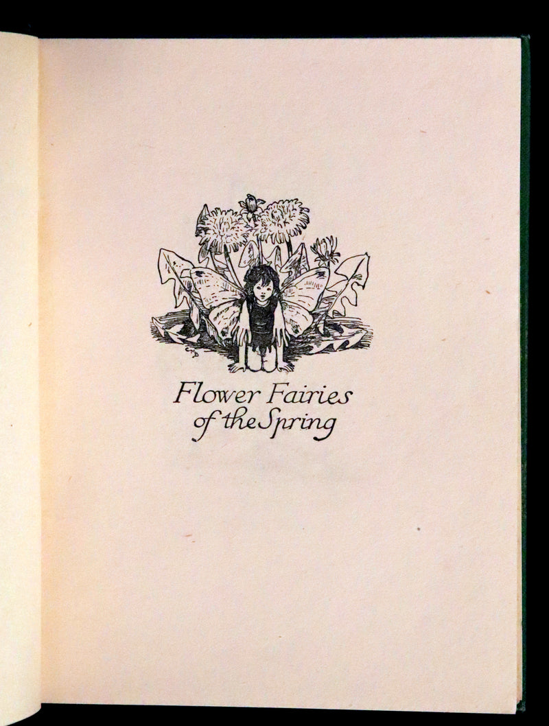 1940 Rare Book - THE BOOK OF THE FLOWER FAIRIES by Cicely Mary Barker.