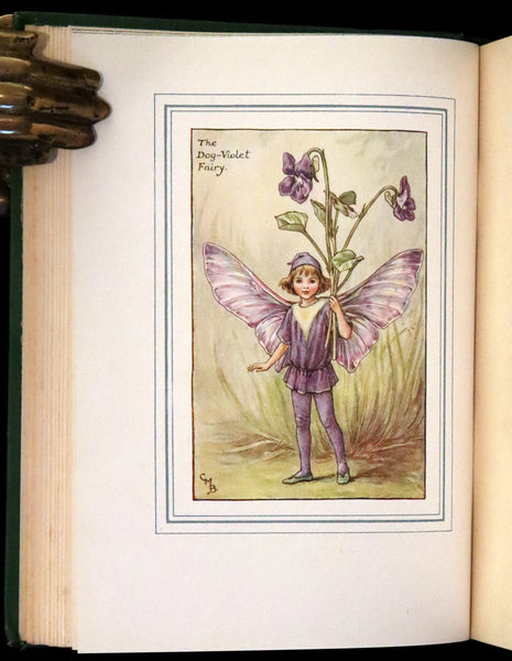 1940 Rare Book - THE BOOK OF THE FLOWER FAIRIES by Cicely Mary Barker.