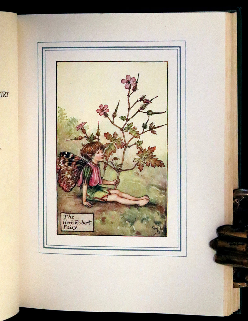 1940 Rare Book - THE BOOK OF THE FLOWER FAIRIES by Cicely Mary Barker.