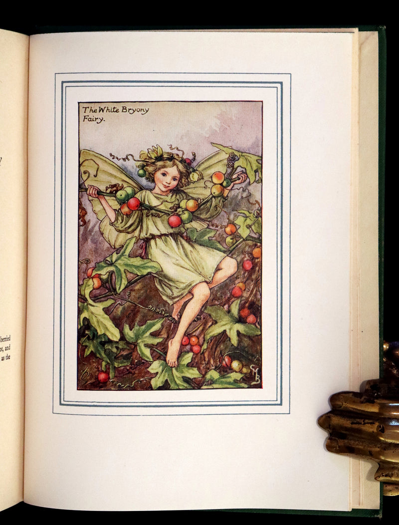 1940 Rare Book - THE BOOK OF THE FLOWER FAIRIES by Cicely Mary Barker.