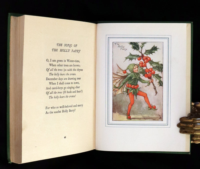 1940 Rare Book - THE BOOK OF THE FLOWER FAIRIES by Cicely Mary Barker.