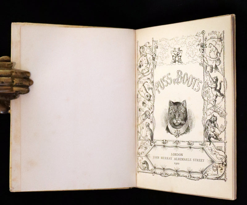 1900 Scarce First Color Edition - Puss in Boots Drawn by Otto Speckter.