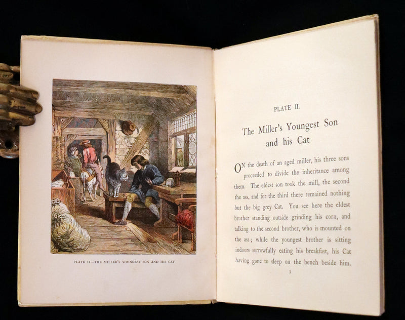 1900 Scarce First Color Edition - Puss in Boots Drawn by Otto Speckter.