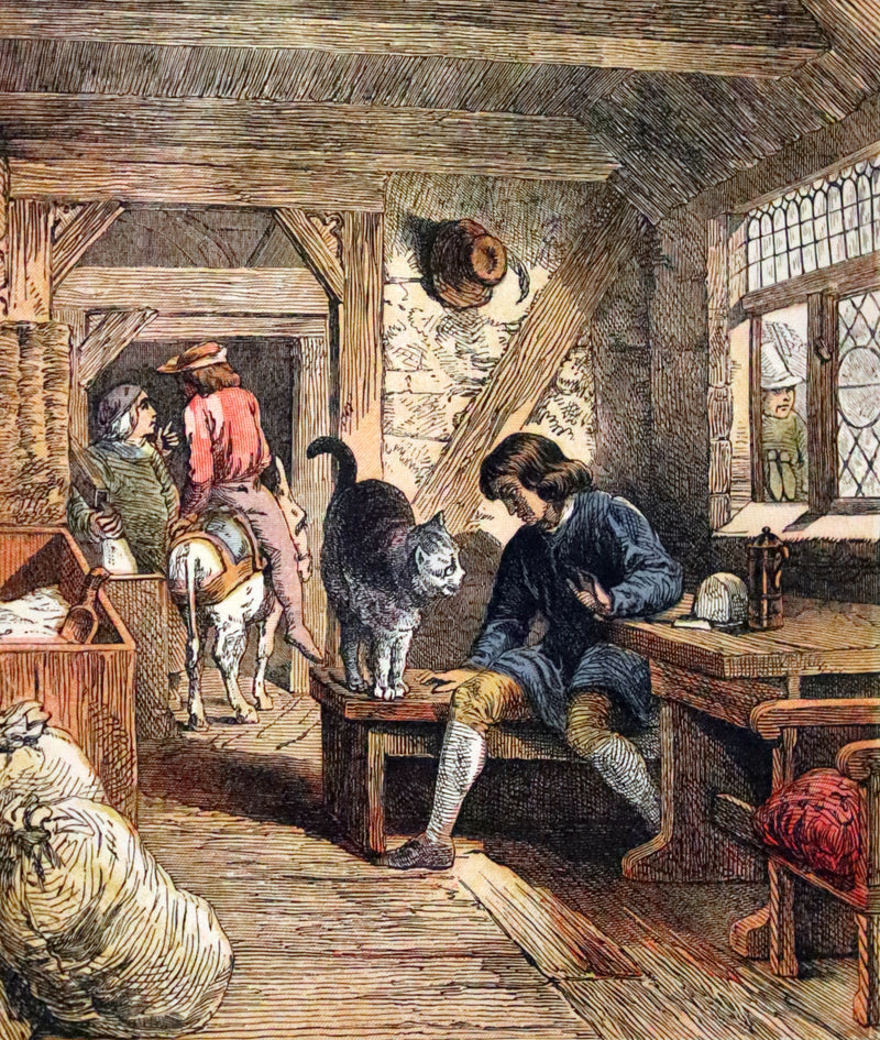 1900 Scarce First Color Edition - Puss in Boots Drawn by Otto Speckter.