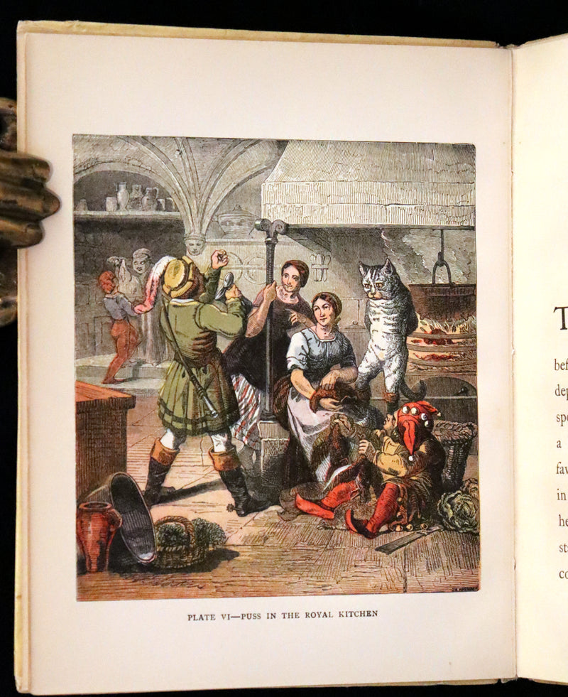 1900 Scarce First Color Edition - Puss in Boots Drawn by Otto Speckter.