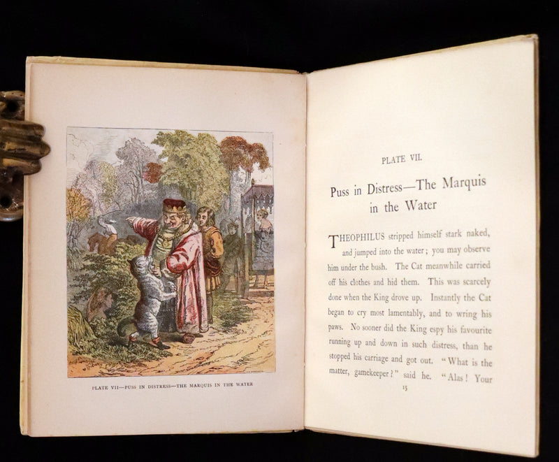 1900 Scarce First Color Edition - Puss in Boots Drawn by Otto Speckter.