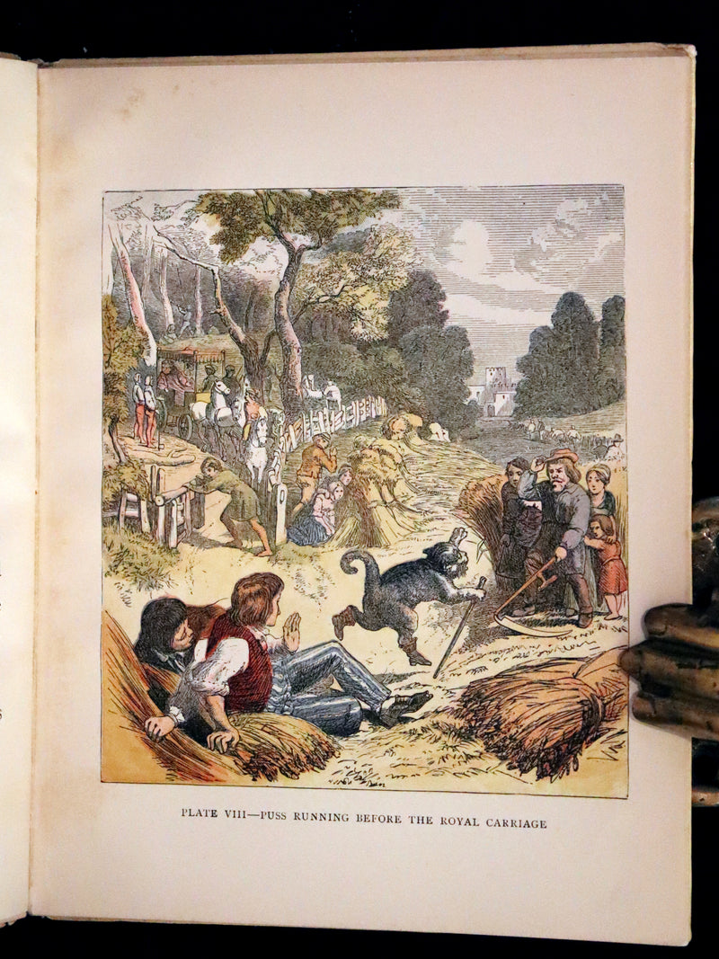 1900 Scarce First Color Edition - Puss in Boots Drawn by Otto Speckter.