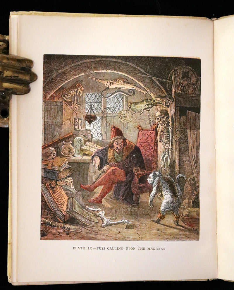 1900 Scarce First Color Edition - Puss in Boots Drawn by Otto Speckter.