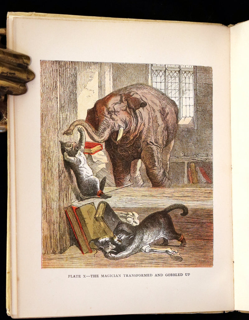 1900 Scarce First Color Edition - Puss in Boots Drawn by Otto Speckter.
