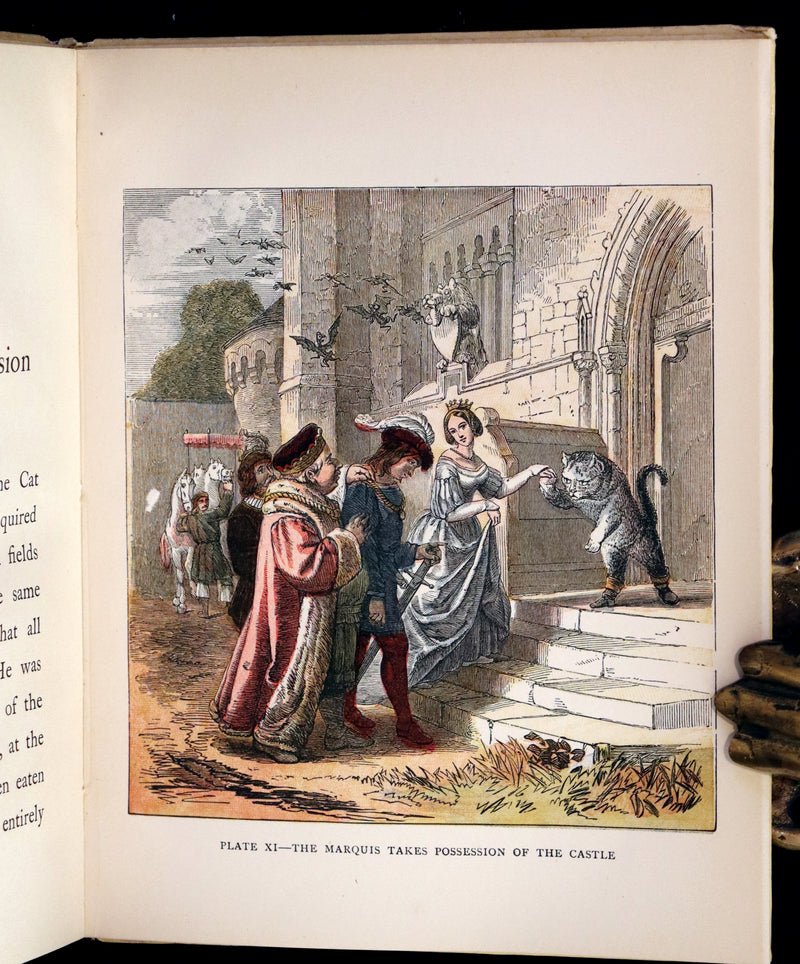 1900 Scarce First Color Edition - Puss in Boots Drawn by Otto Speckter.