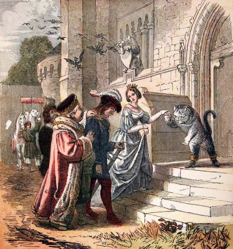 1900 Scarce First Color Edition - Puss in Boots Drawn by Otto Speckter.