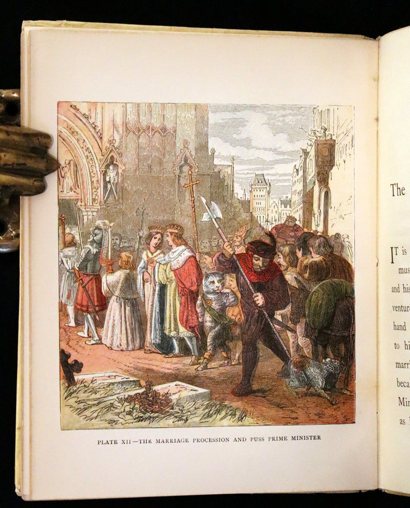 1900 Scarce First Color Edition - Puss in Boots Drawn by Otto Speckter.