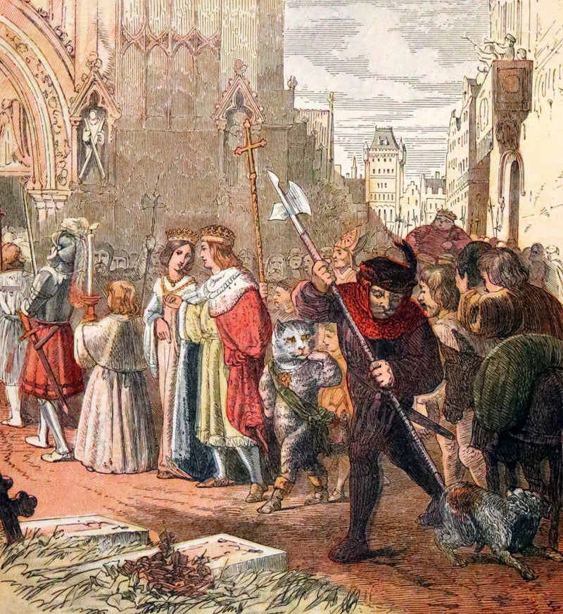 1900 Scarce First Color Edition - Puss in Boots Drawn by Otto Speckter.