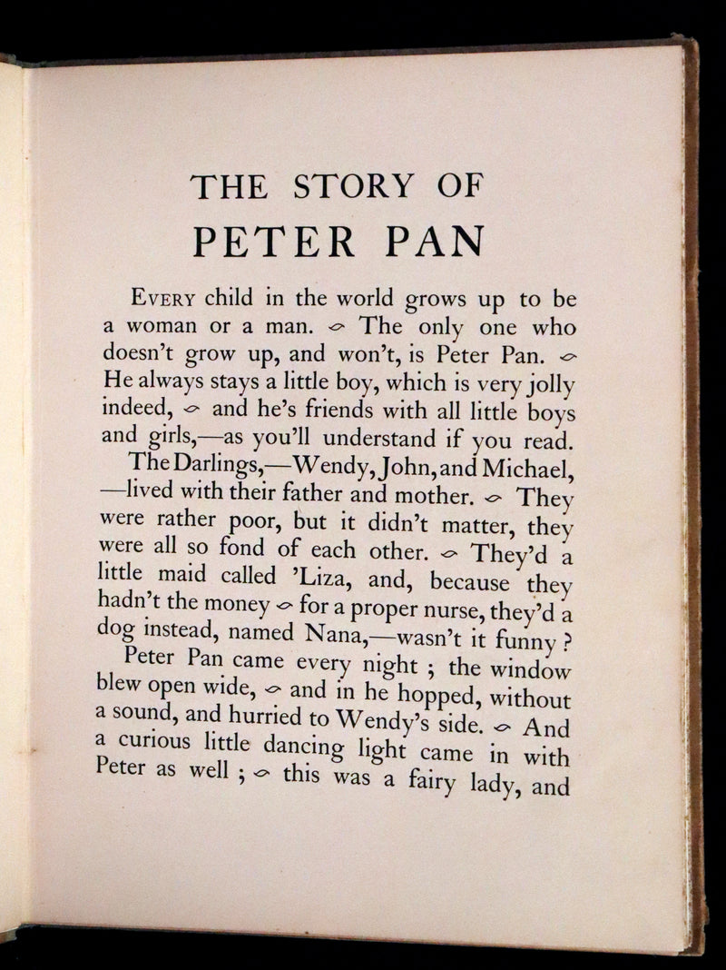 1913 Rare First Edition  - Peter Pan's ABC Illustrated in Colour by Flora White.