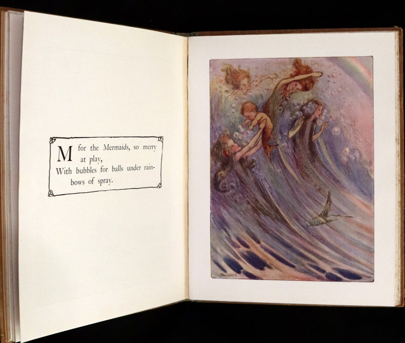 1913 Rare First Edition  - Peter Pan's ABC Illustrated in Colour by Flora White.