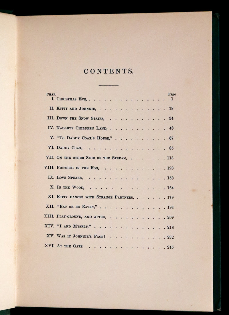 1886 Scarce Edition - Down the Snow Stairs by Alice Corkran illustrated by Gordon Browne.