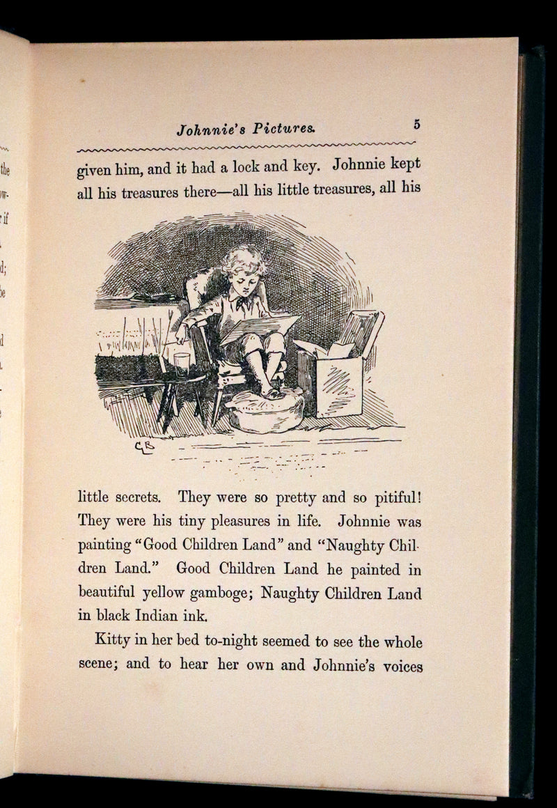 1886 Scarce Edition - Down the Snow Stairs by Alice Corkran illustrated by Gordon Browne.