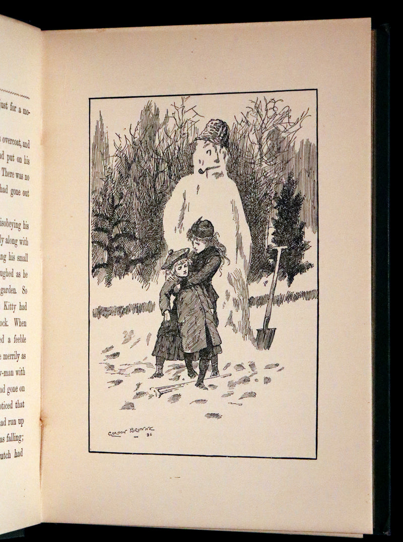 1886 Scarce Edition - Down the Snow Stairs by Alice Corkran illustrated by Gordon Browne.