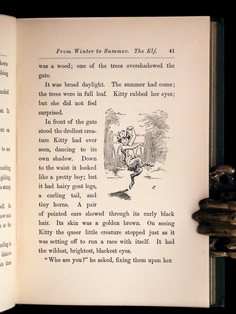 1886 Scarce Edition - Down the Snow Stairs by Alice Corkran illustrated by Gordon Browne.