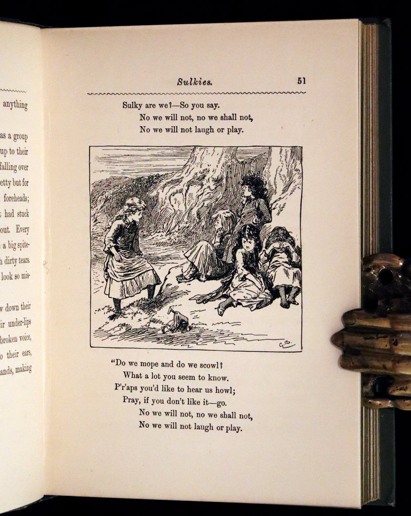 1886 Scarce Edition - Down the Snow Stairs by Alice Corkran illustrated by Gordon Browne.