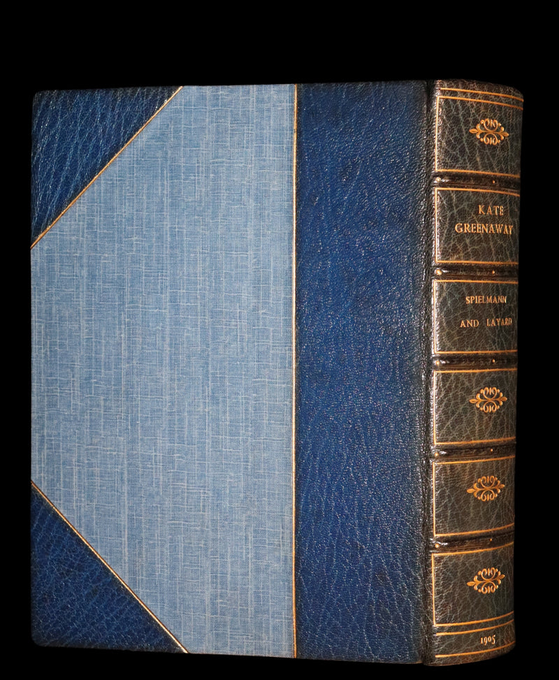 1905 Beautiful Book bound by Bayntun - KATE GREENAWAY by Spielmann and Layard.