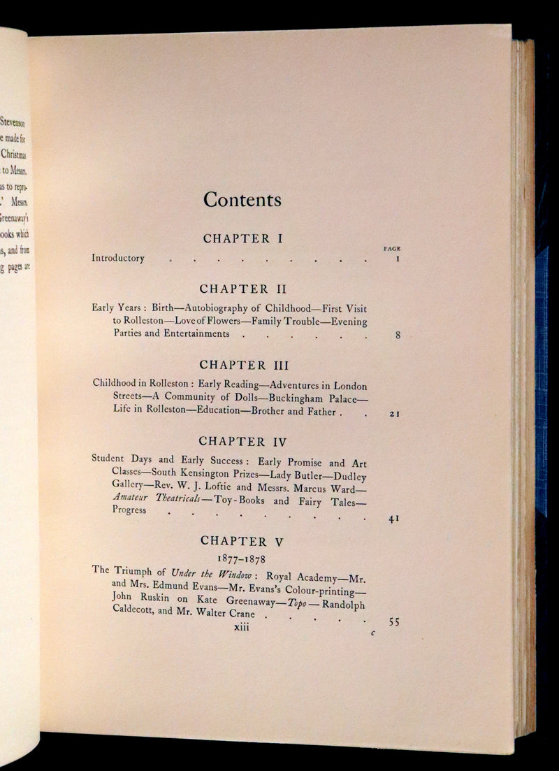 1905 Beautiful Book bound by Bayntun - KATE GREENAWAY by Spielmann and Layard.