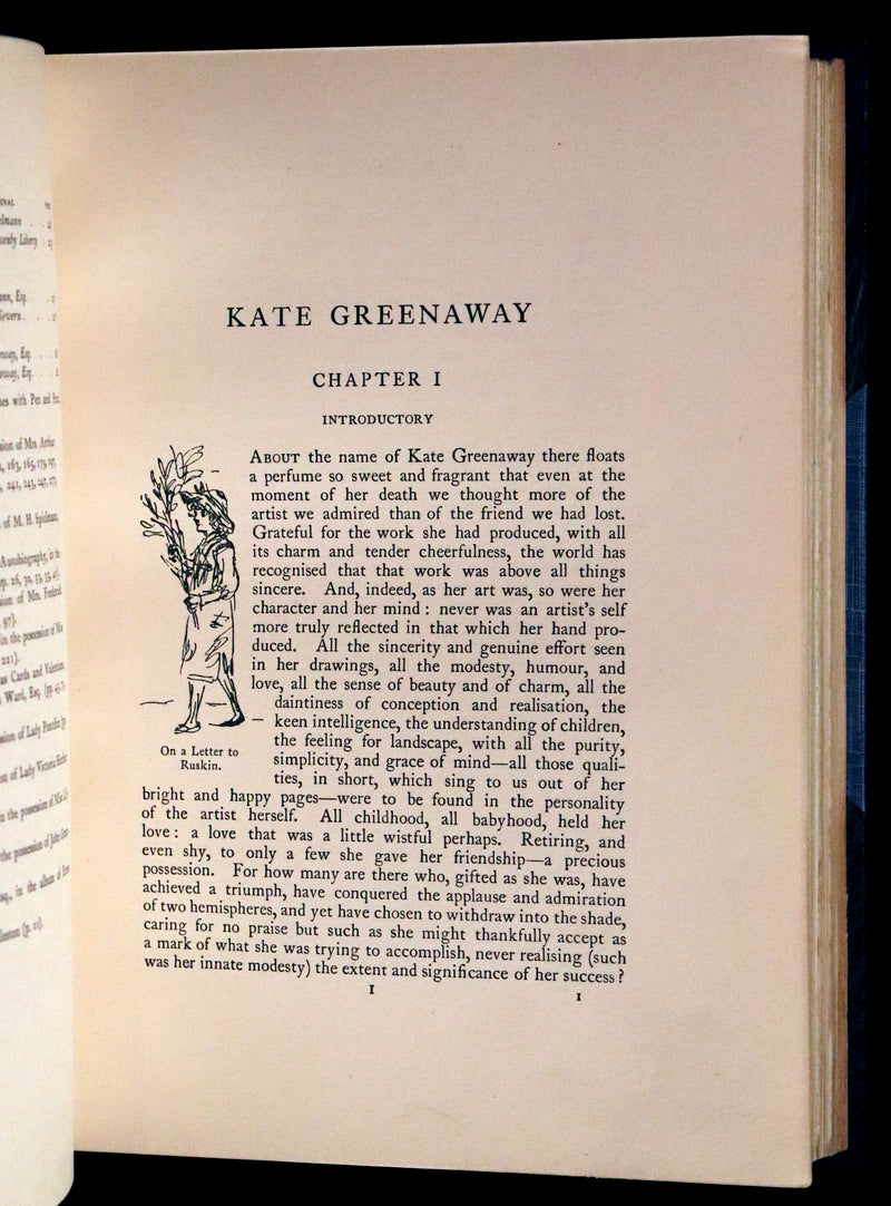 1905 Beautiful Book bound by Bayntun - KATE GREENAWAY by Spielmann and Layard.