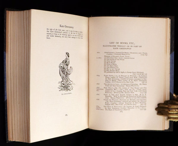 1905 Beautiful Book bound by Bayntun - KATE GREENAWAY by Spielmann and Layard.