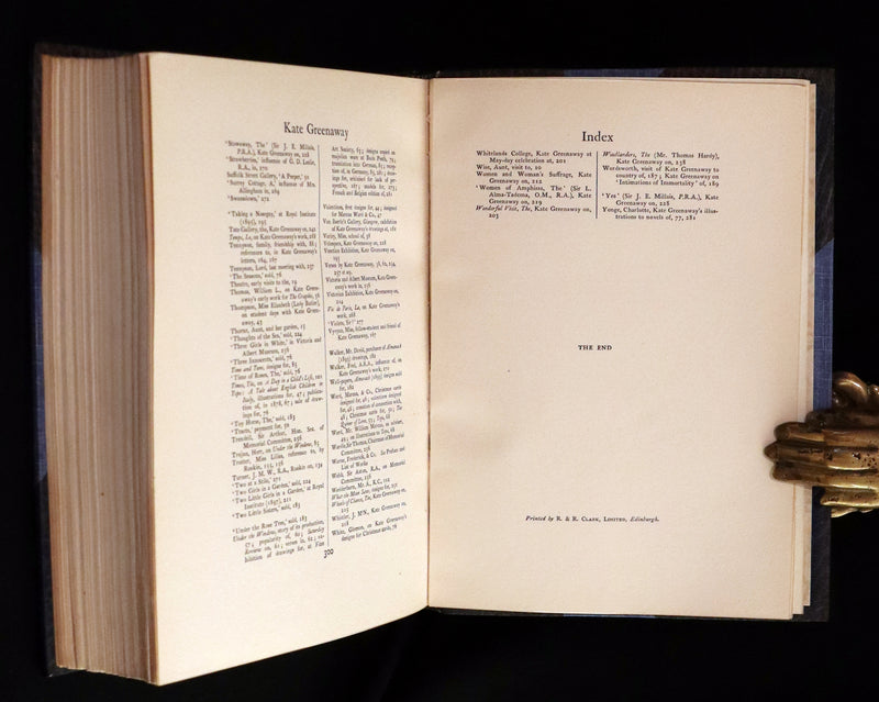 1905 Beautiful Book bound by Bayntun - KATE GREENAWAY by Spielmann and Layard.