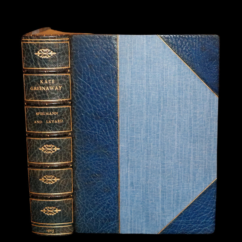 1905 Beautiful Book bound by Bayntun - KATE GREENAWAY by Spielmann and Layard.