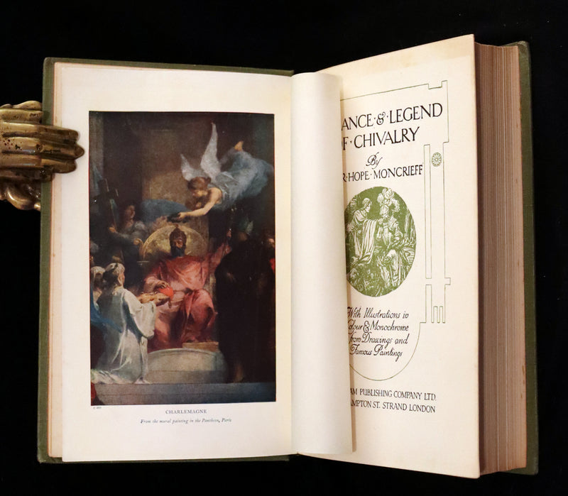 1912 Rare Book - ROMANCE and LEGEND of CHIVALRY by A. R. Hope Moncrieff.