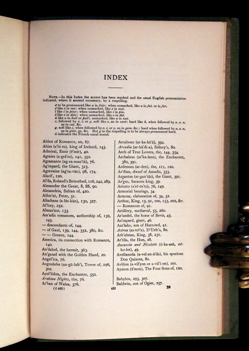 1912 Rare Book - ROMANCE and LEGEND of CHIVALRY by A. R. Hope Moncrieff.